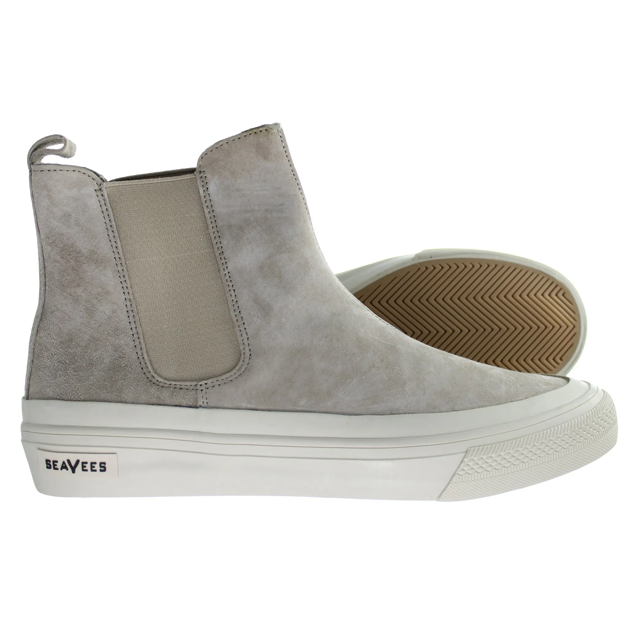 Seavees Shipyard Womens Off White Boots