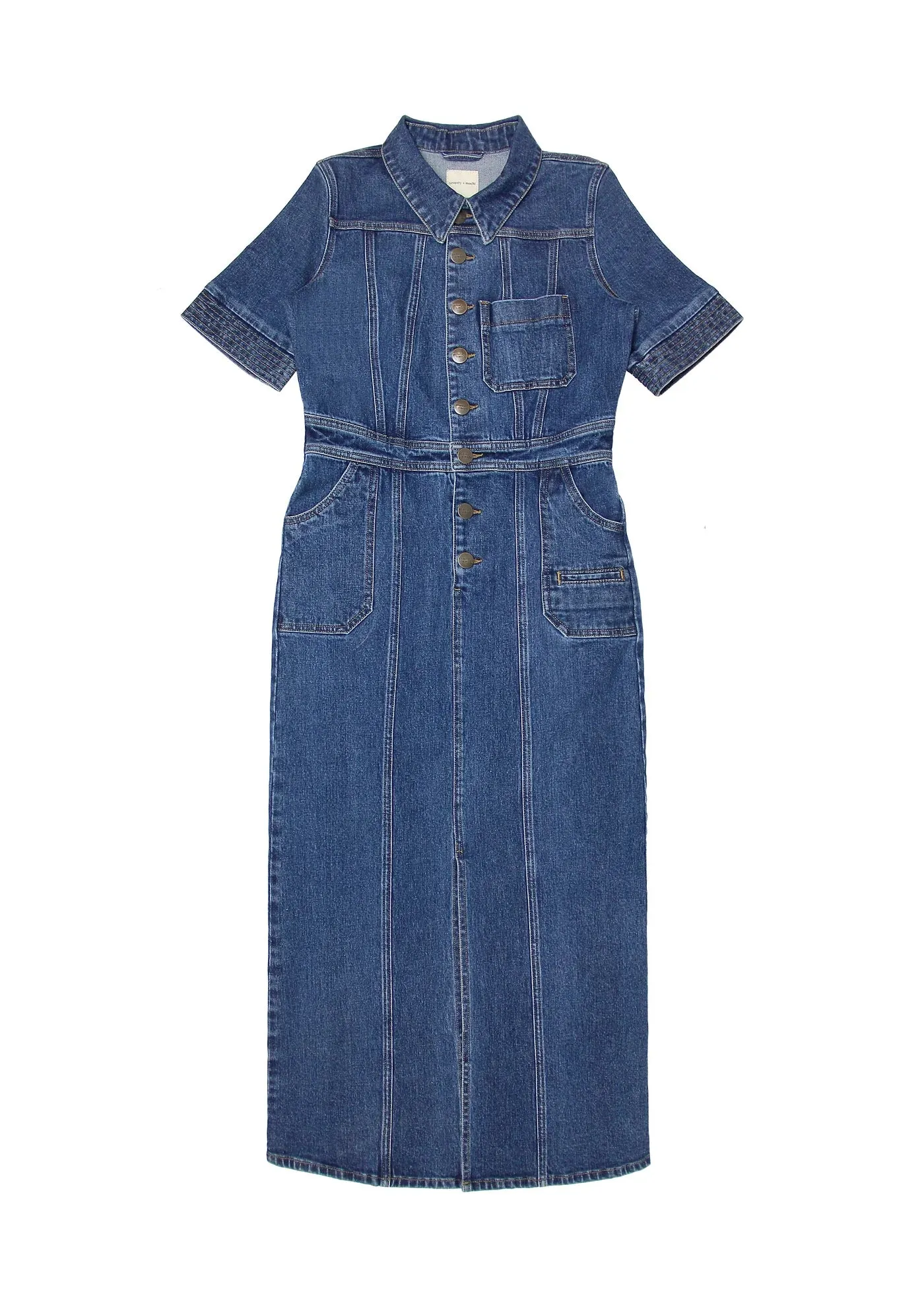 seventy   mochi Maddox denim dress Idaho Vintage