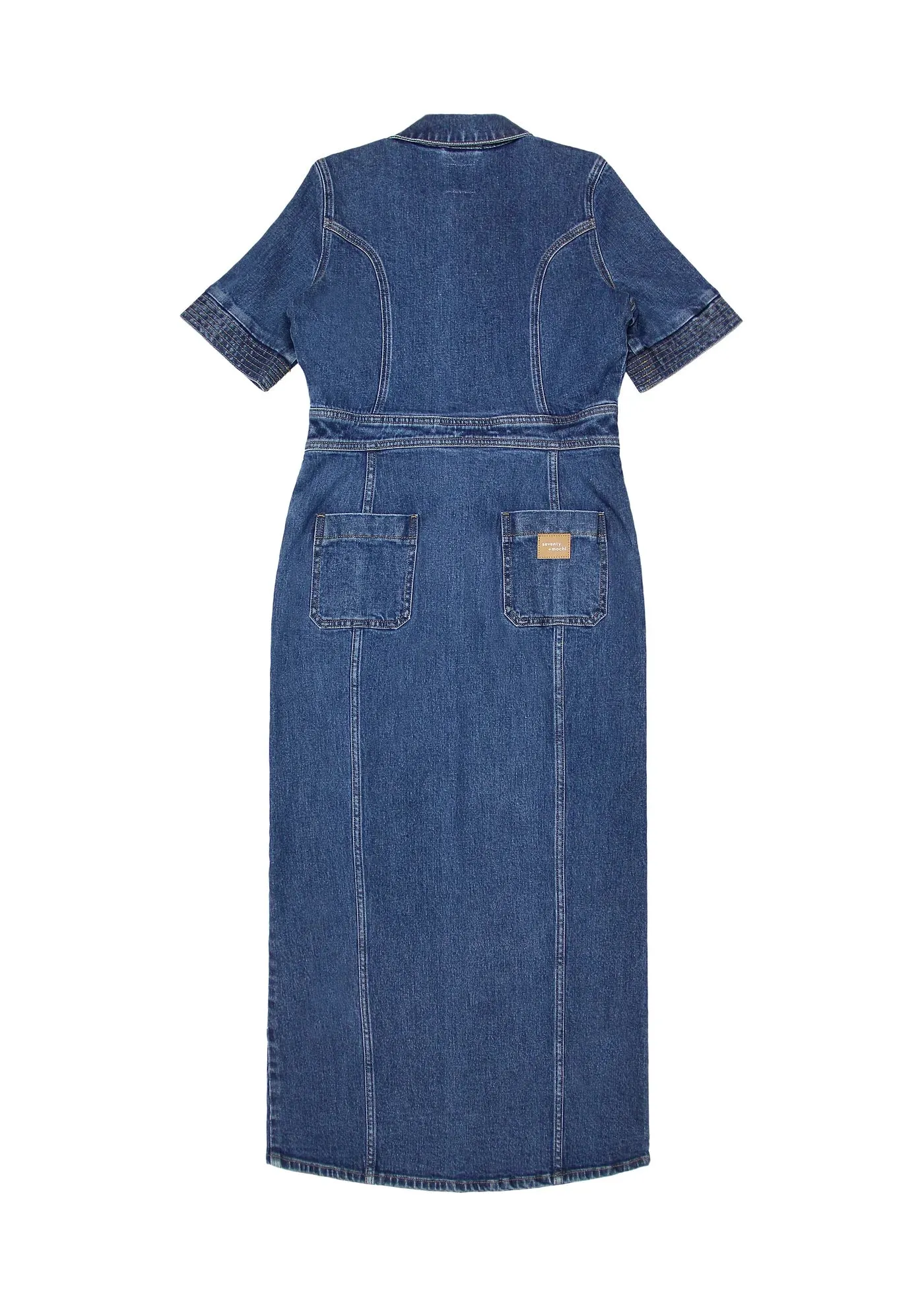 seventy   mochi Maddox denim dress Idaho Vintage