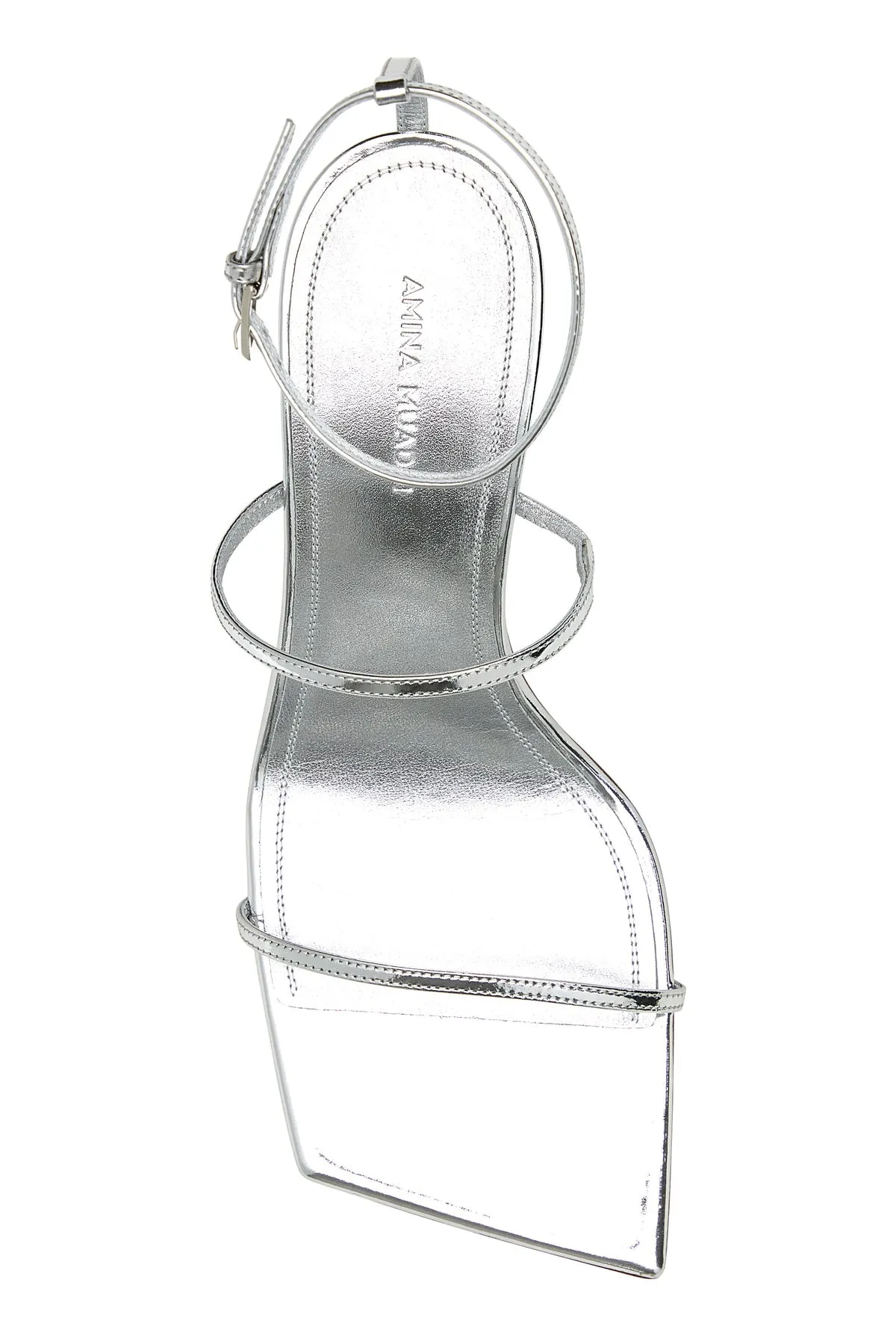 Silver leather Maya sandals