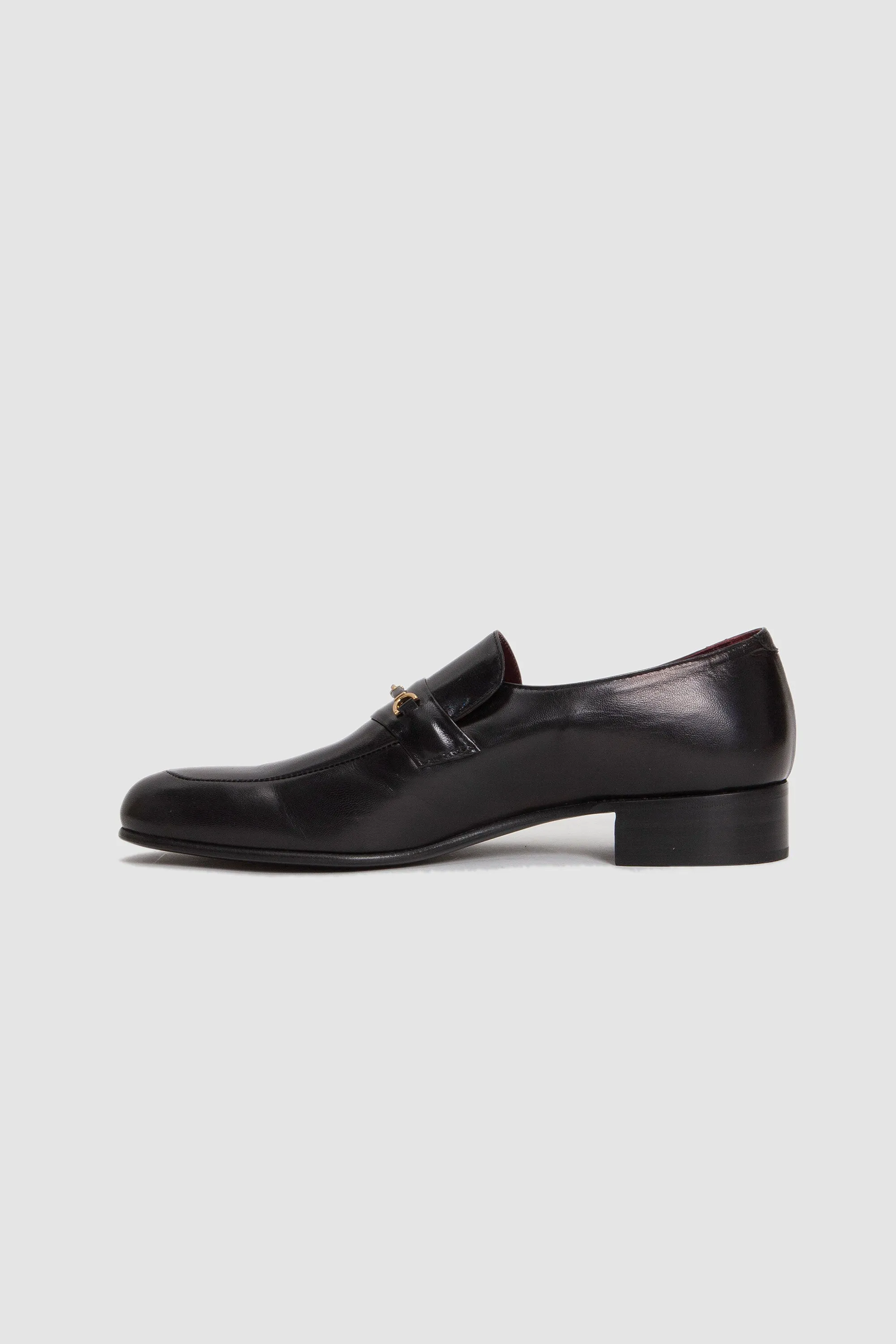 Strap Loafers Italian Lambskin Black