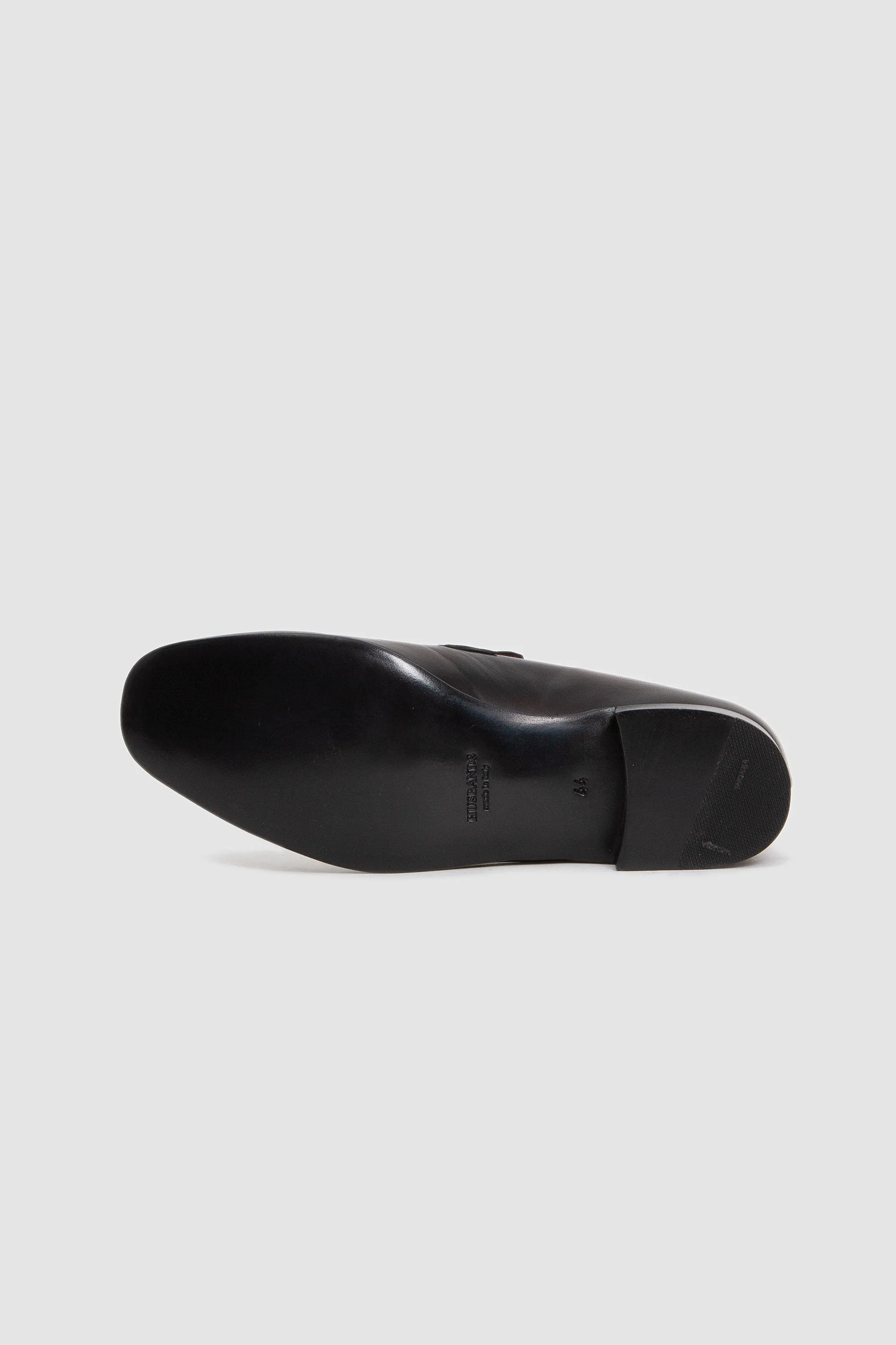 Strap Loafers Italian Lambskin Black