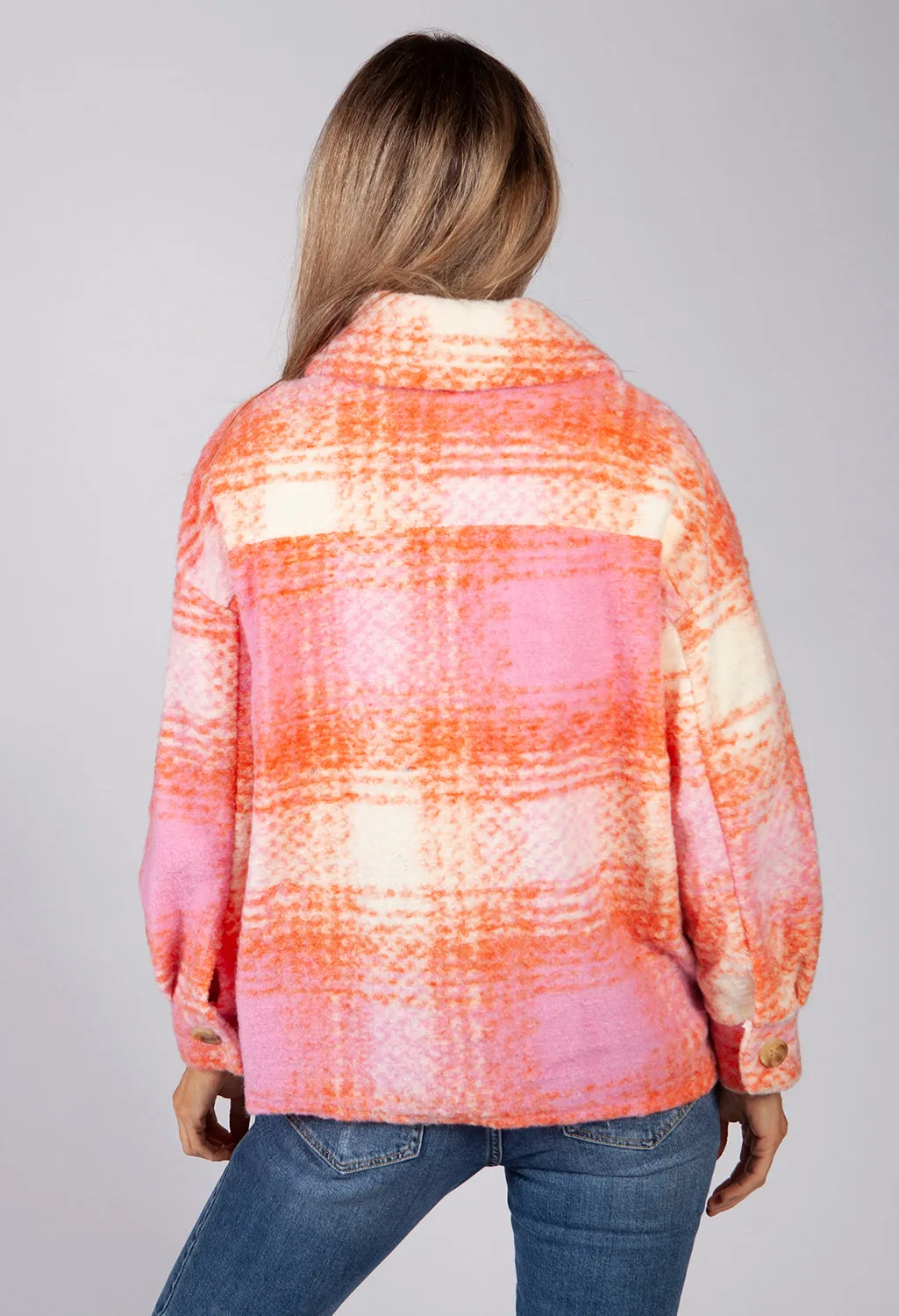 Sunset Orange Wool Jacket