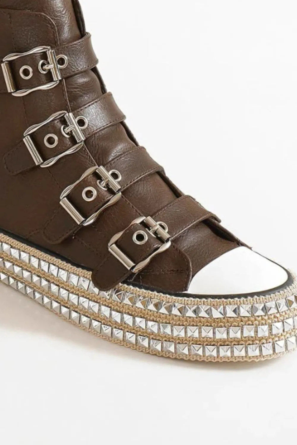 Taylor Studded Platform Sneakers