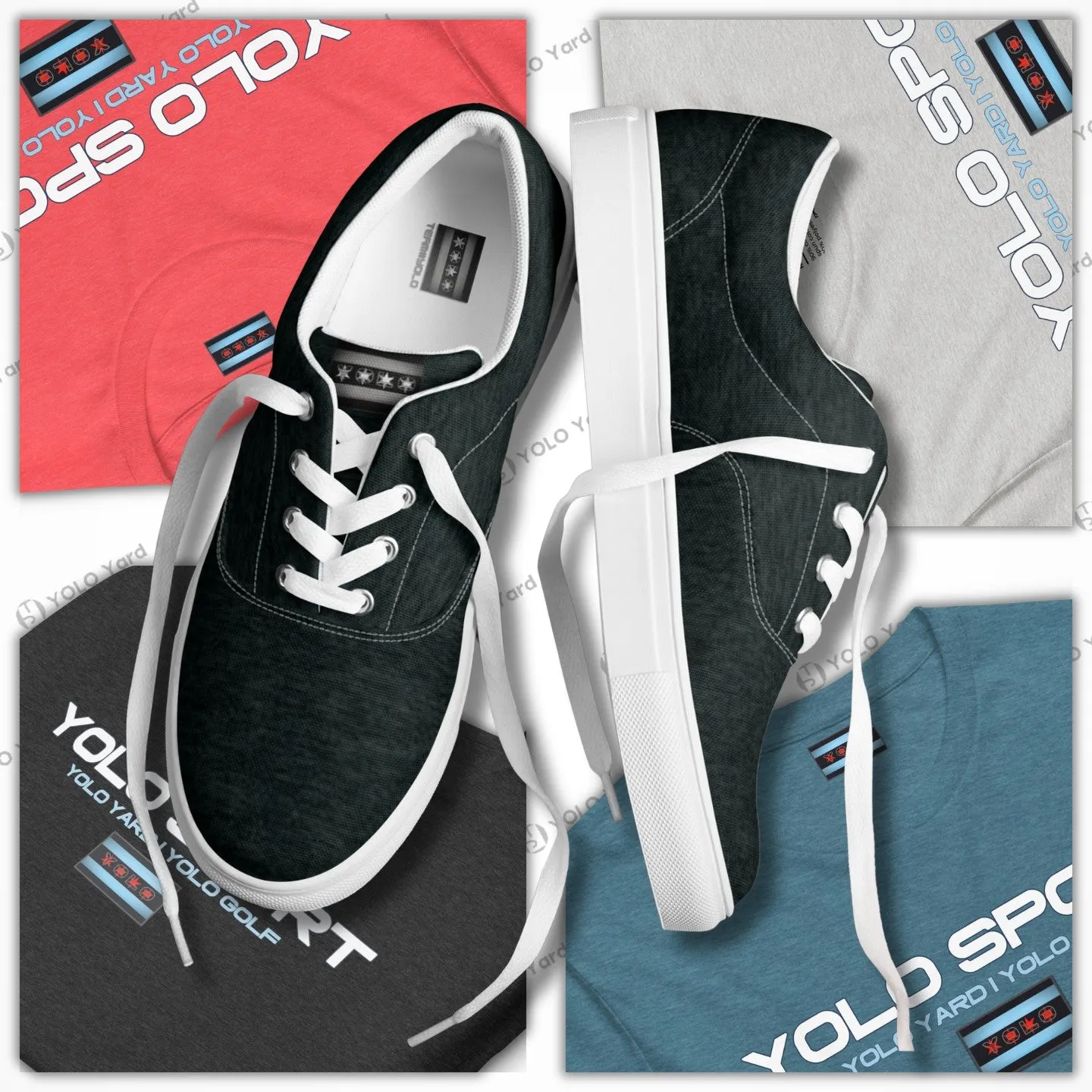 The Edgewalker 2 Canvas Sneakers | Black Team YOLO Edition