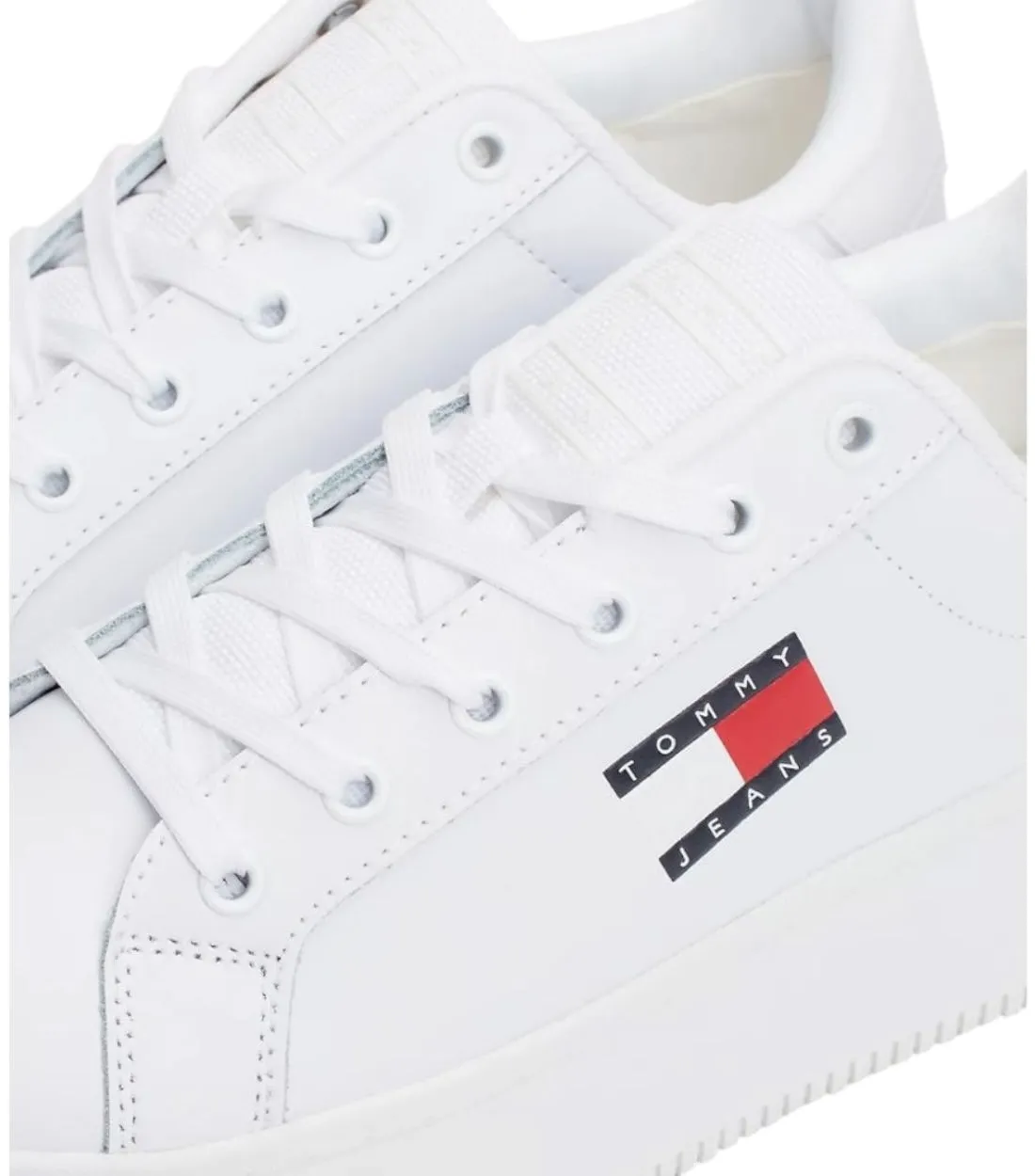 Tommy Hilfiger Jeans Tjw Flatform Ess Wit