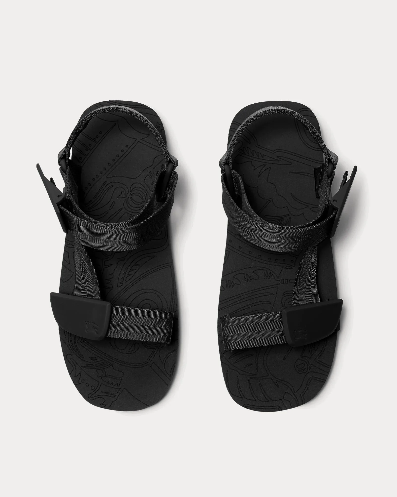 Trek Black Sandals