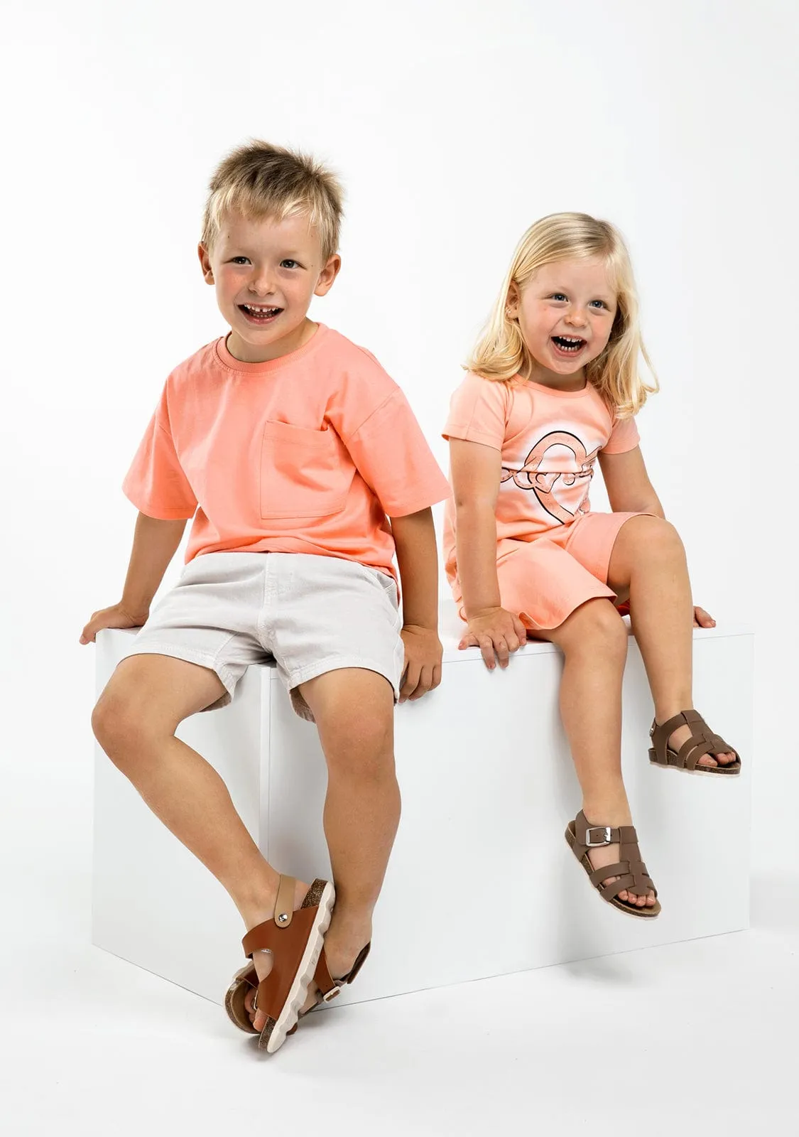 Unisex Brown Multicolour Bio Sandals