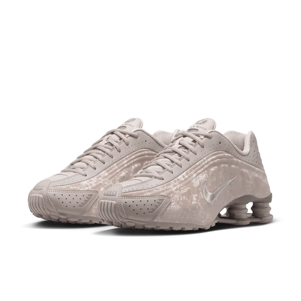 W Shox R4 'Flat Pewter Floral'