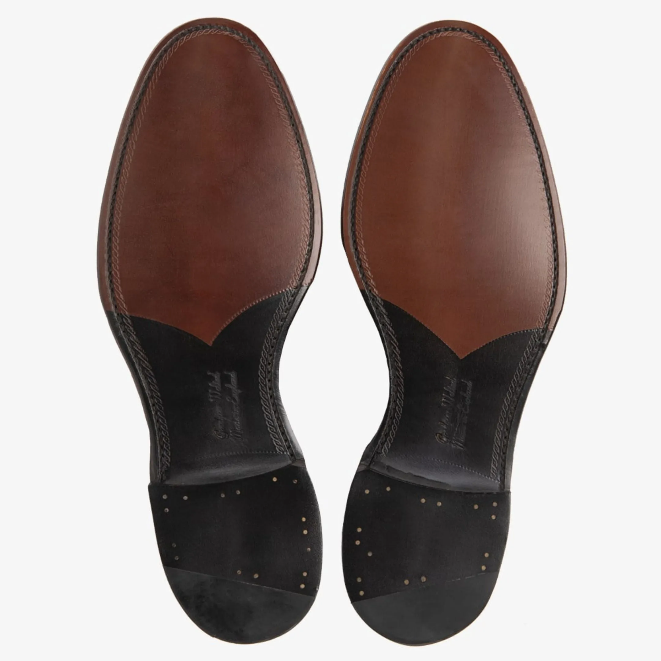 Walnut Calf Hornbeam Leather Penny Loafers