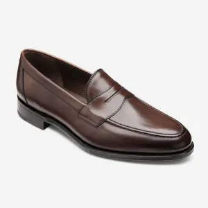 Walnut Calf Hornbeam Leather Penny Loafers