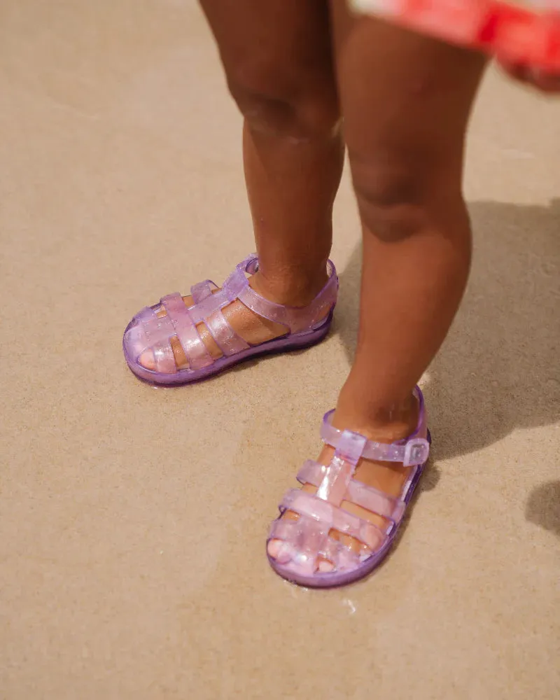 Walnut Frankie Sandals Purple