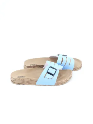 Women's Adjustable Buckle Sandals,Blue