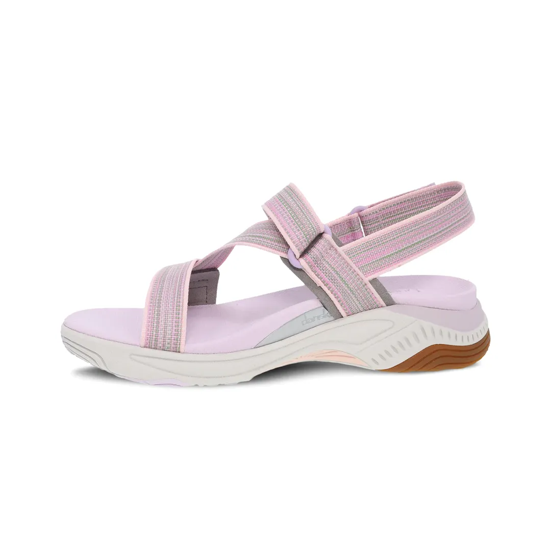 Women's Dansko Rayna Color: Lilac Multi Webbing Sandal