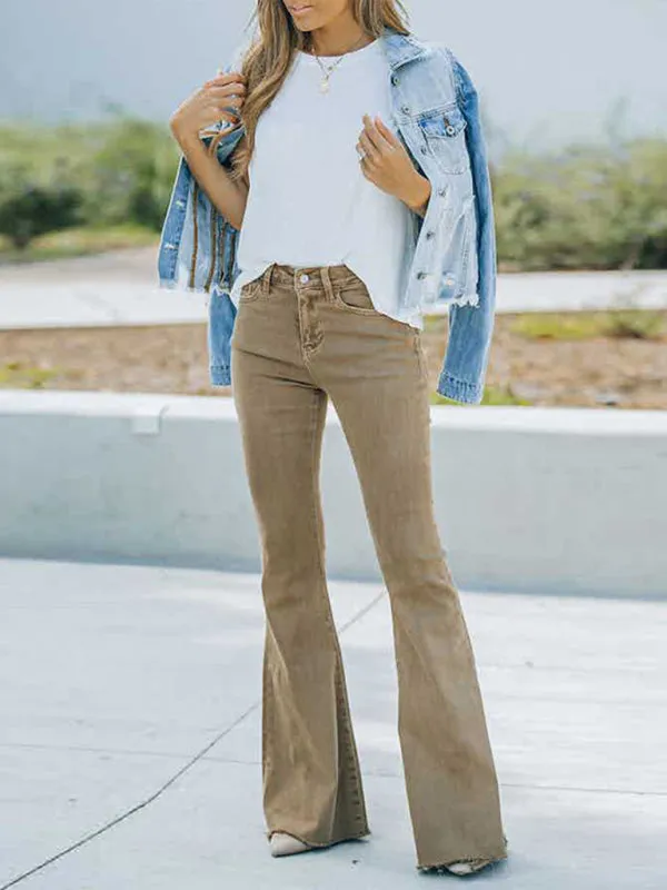 Women's Vintage Flared Denim Jeans