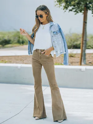 Women's Vintage Flared Denim Jeans