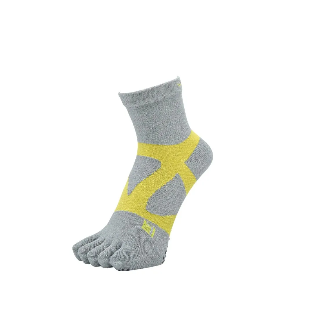Yamatune 5 Toe Socks - Middle Length with Anti-Slip Dots