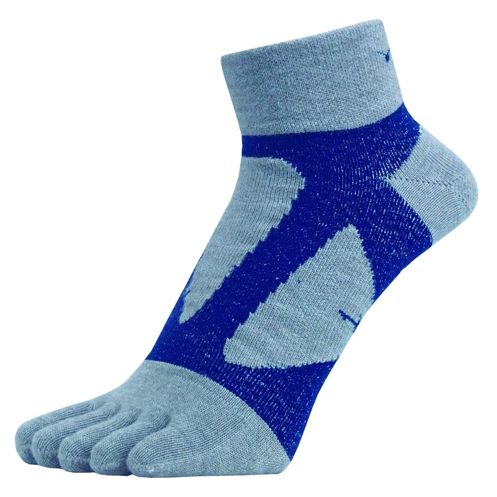 Yamatune 5 Toe Socks - Middle Length with Anti-Slip Dots
