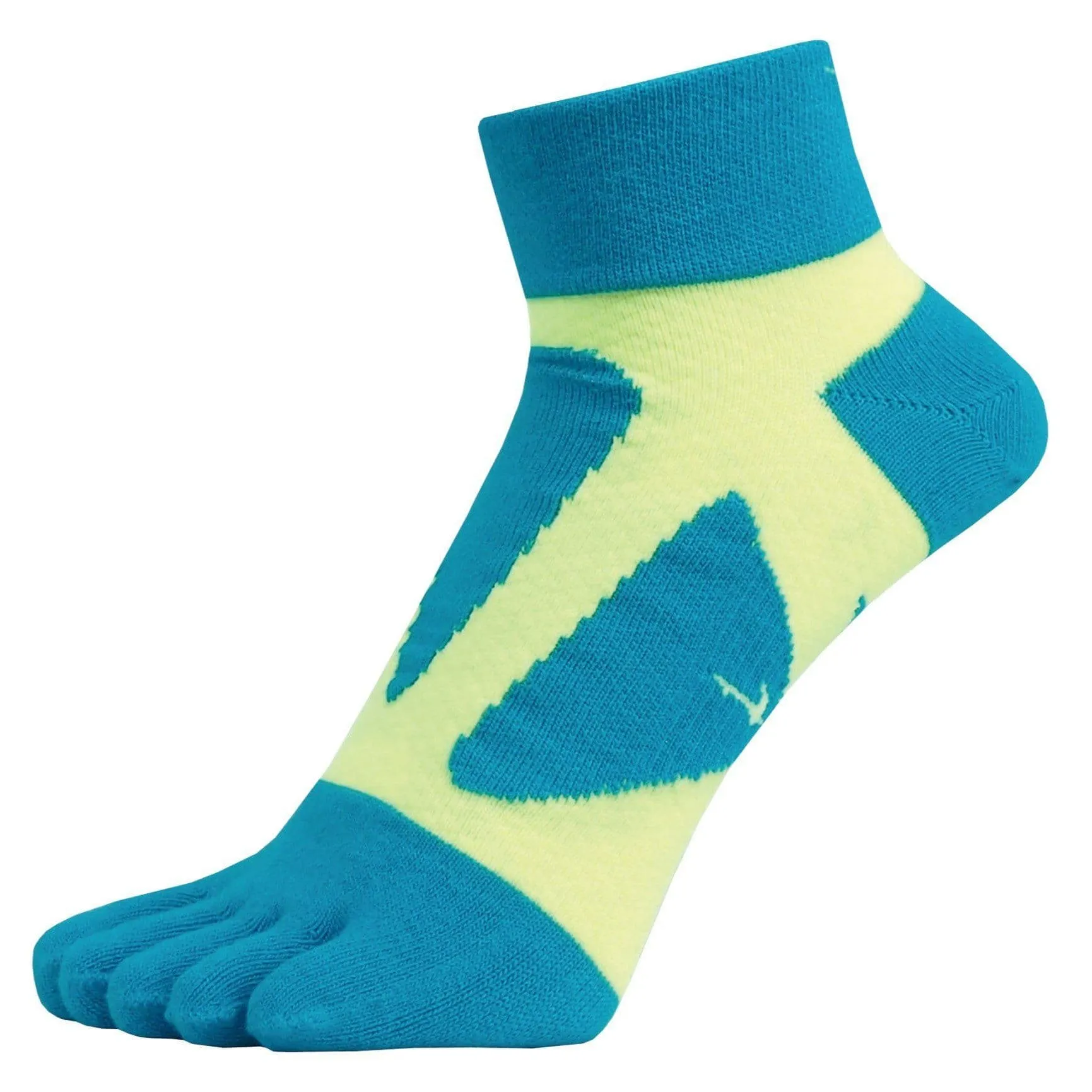 Yamatune 5 Toe Socks - Middle Length with Anti-Slip Dots