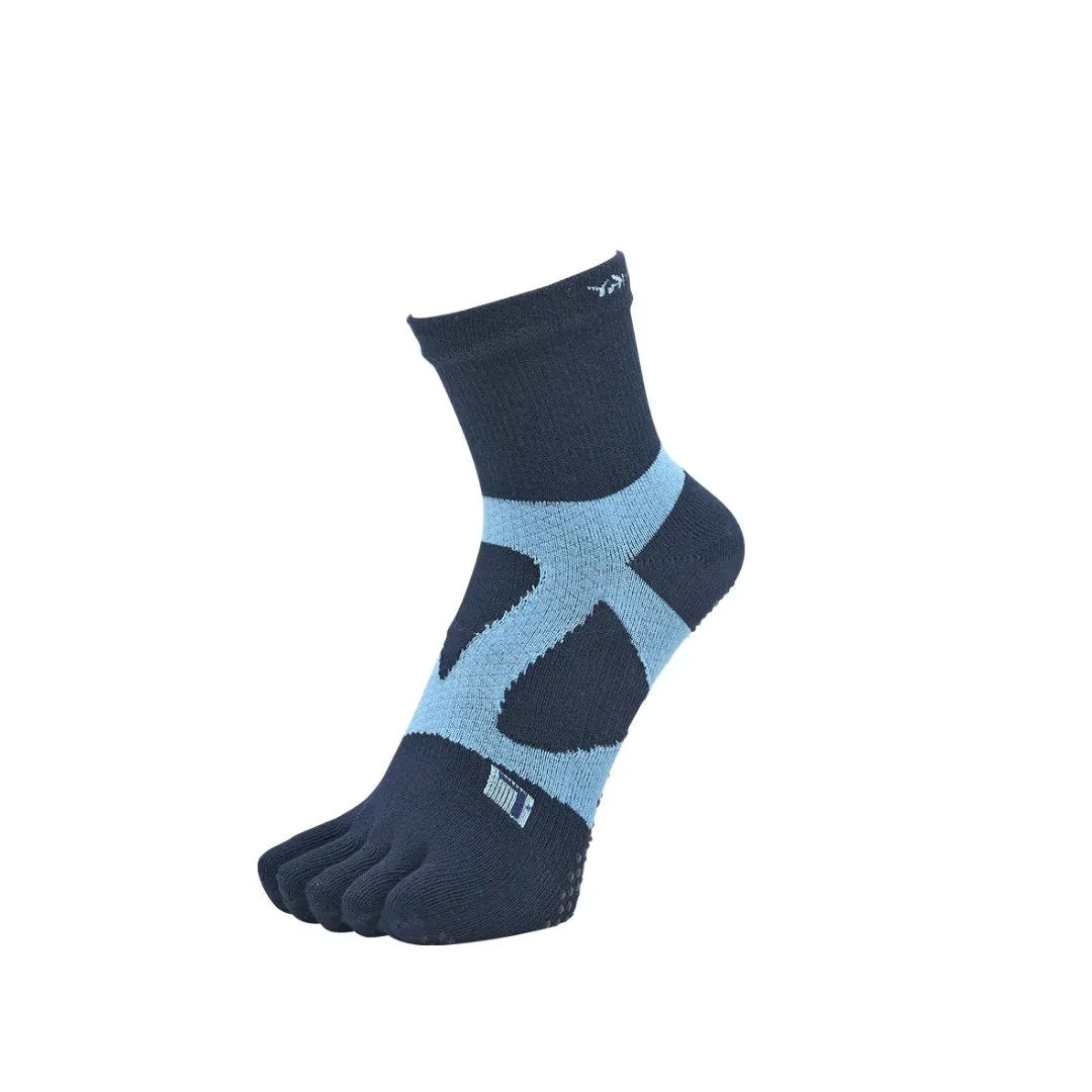 Yamatune 5 Toe Socks - Middle Length with Anti-Slip Dots