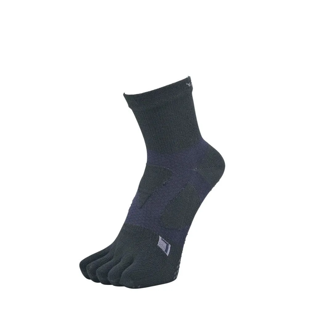 Yamatune 5 Toe Socks - Middle Length with Anti-Slip Dots