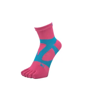 Yamatune 5 Toe Socks - Middle Length with Anti-Slip Dots