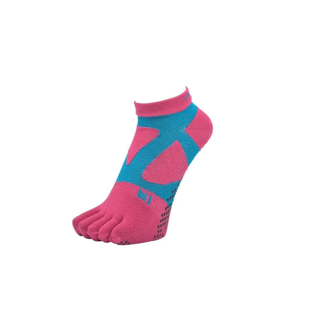 Yamatune 5 Toe Socks - Short Length with Anti-Slip Dots