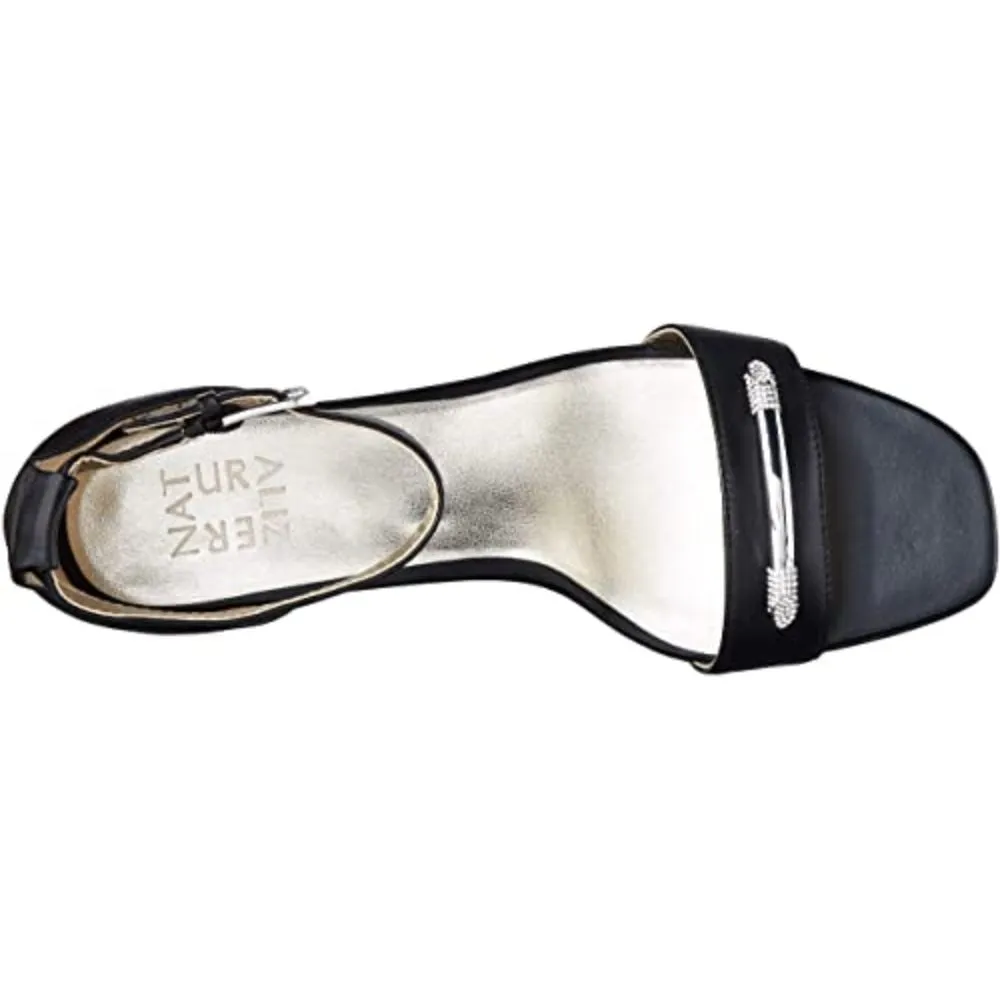 Zenia Black Naturalizer Wedge Sandals